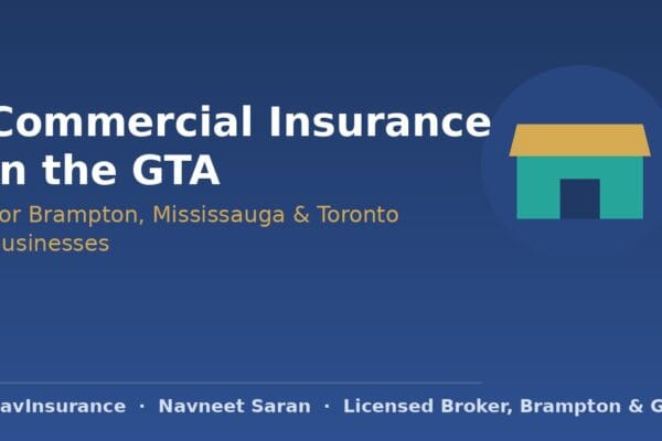 Commercial insurance for GTA businesses — Navneet Saran.