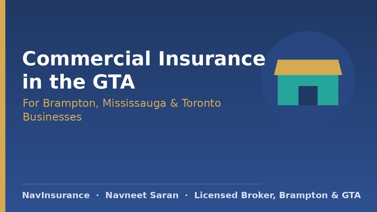 Commercial insurance for GTA businesses — Navneet Saran.