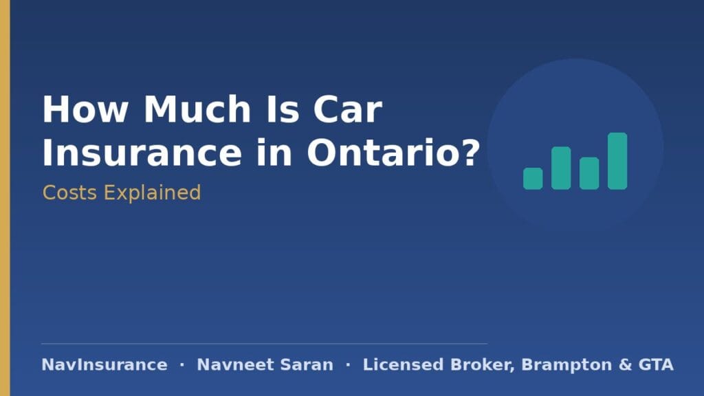 How much car insurance costs in Ontario — cost guide, Navneet Saran.